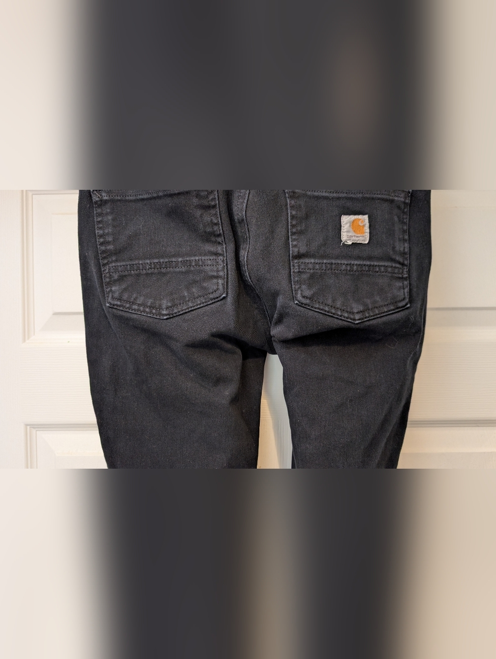 Carhartt Women's Black Rugged Flex Slim Fit Five Pocket Pant Style #104214 Sz 2R - Picture 9 of 15